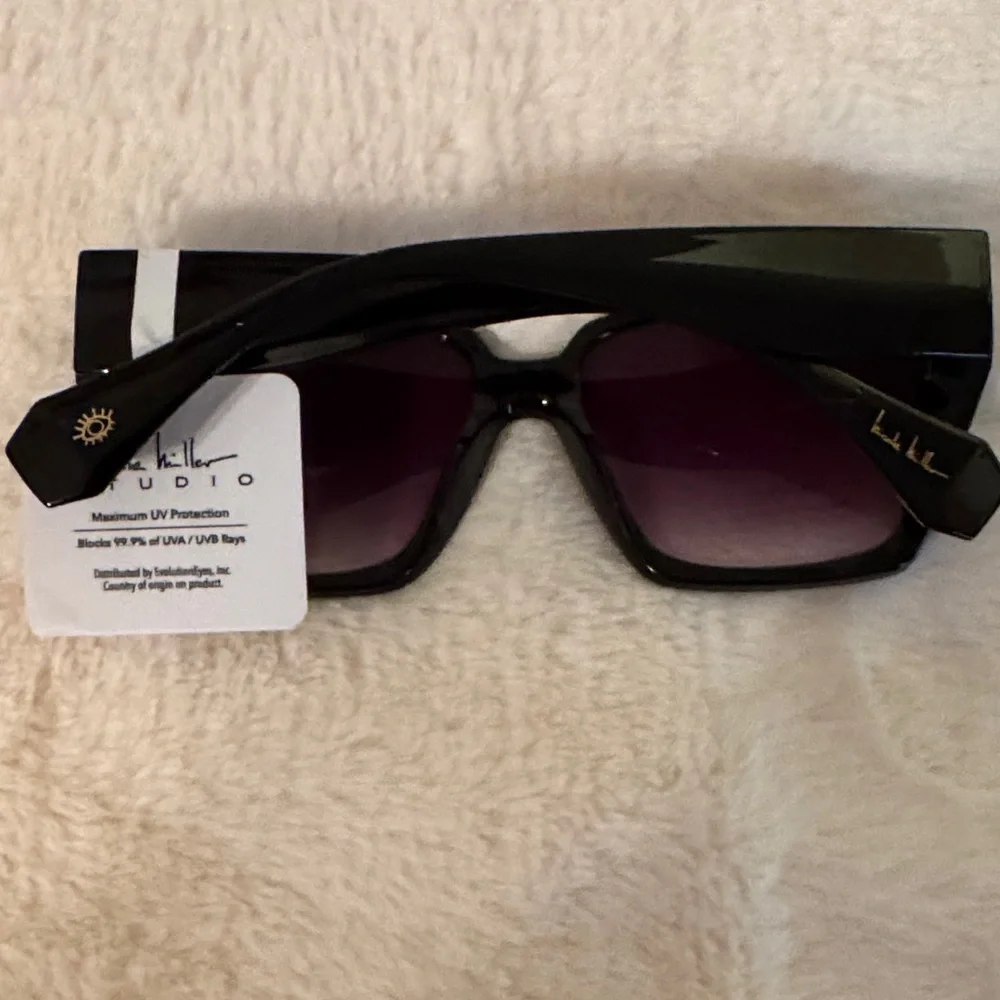Nicole Miller Studio Black Sunglasses